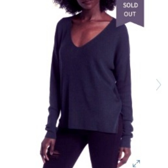 BRAND NEW BP thin V-neck Sweater Timber Green - Picture 2 of 6